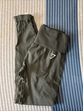 Gymshark Olive Seamless High-Waist Leggings